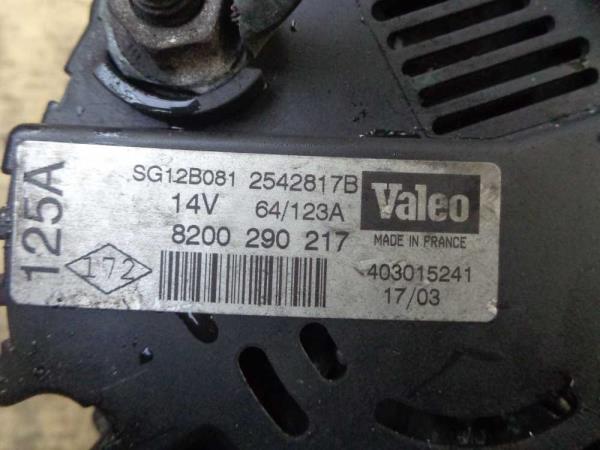 ALTERNATEUR 125AMP RENAULT/NISSAN 1.9DCI - Vue 4